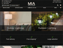 Tablet Screenshot of mialight.com